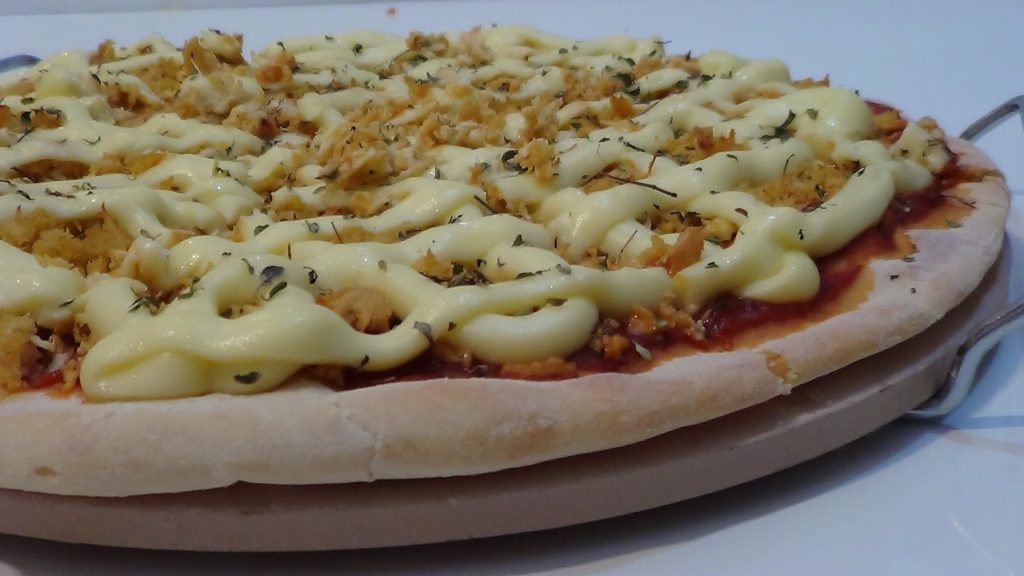 pizza-caseira-de-frango